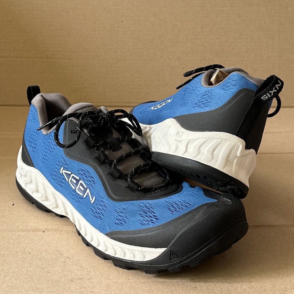 KEEN NXIS Speed NWOT Shoes Mens Sz 11 Blue Hiking Trail Outdoor Sneaker Laced